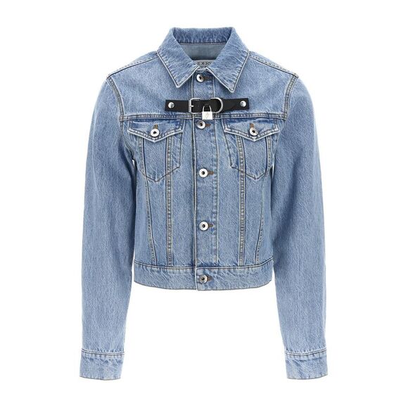 ジャケット J W ANDERSON 'Padlock Strap Trucker' jacket JW Anderson Padlock Strap Trucker Jacket | Blue | FARFETCH